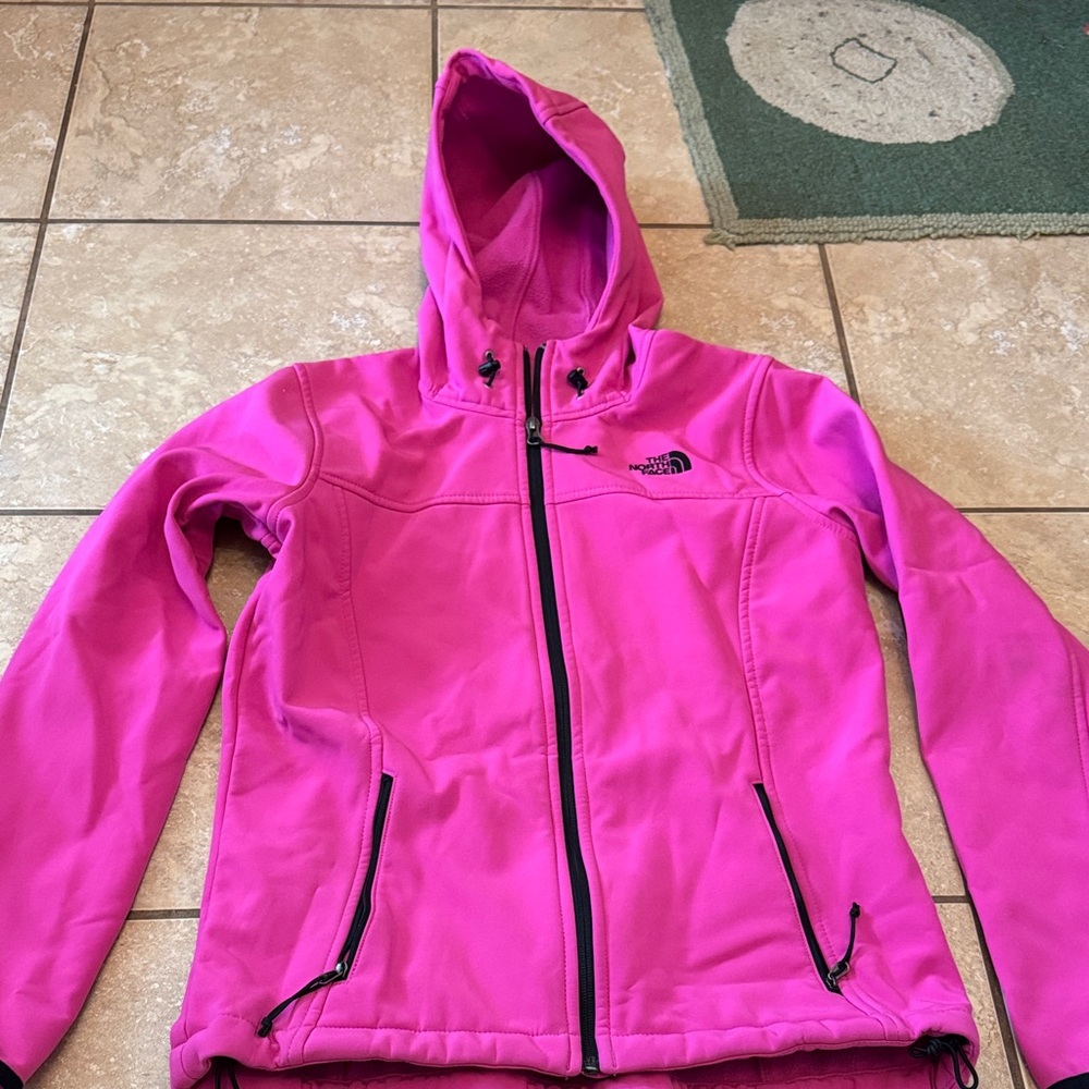 The North Face Fuchsia Hooded Jacket